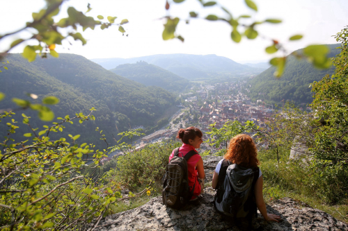 Blick auf Stadt Bad Urach